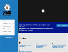 Tablet Screenshot of nasifund.org